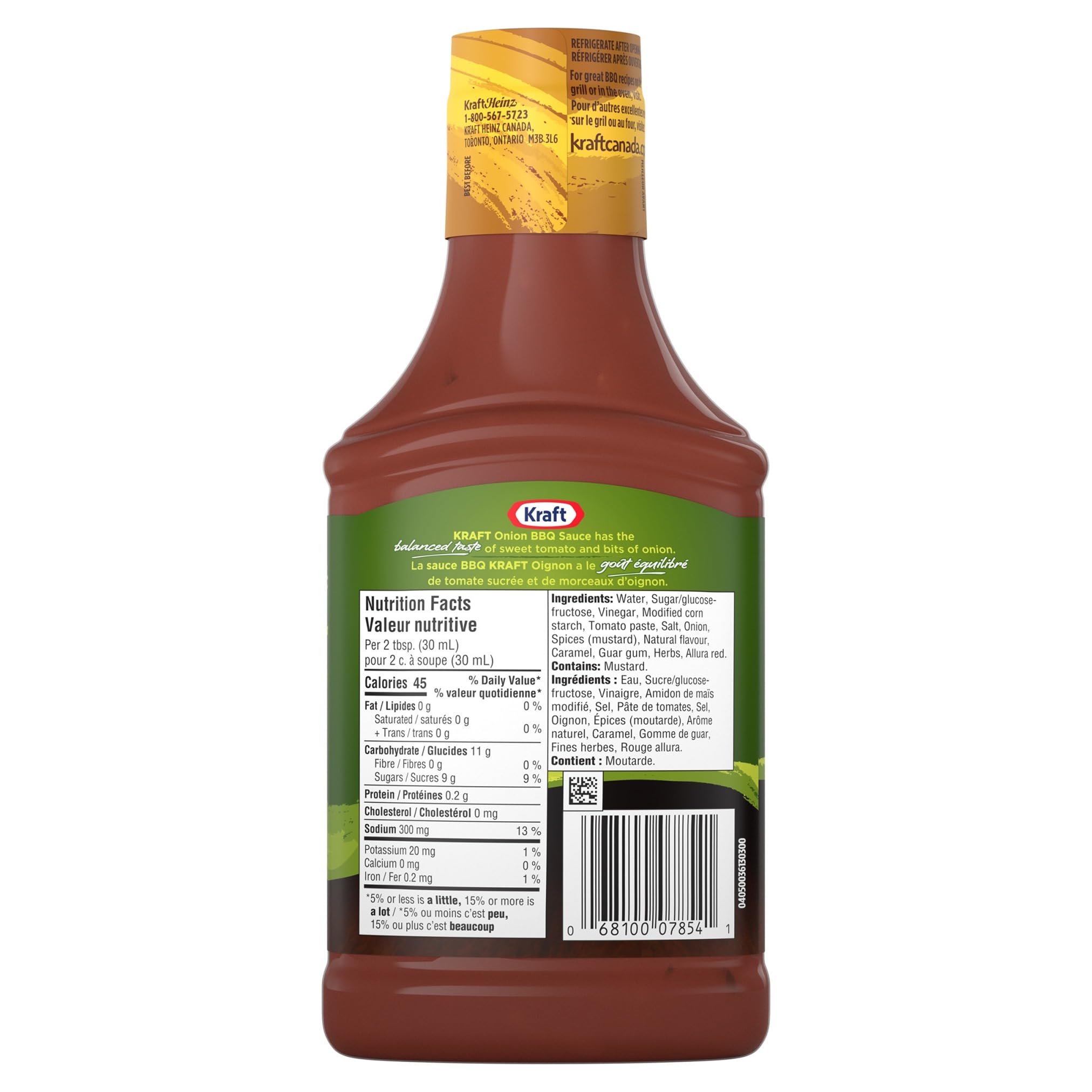 Kraft Onion BBQ Sauce, 455 ml Bottle - 5