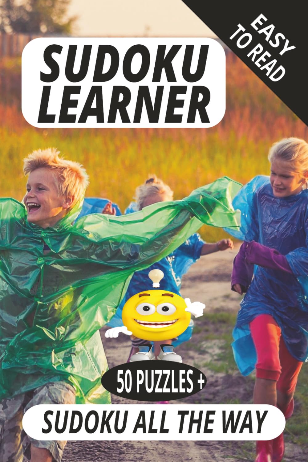 SUDOKU LEARNER: Sudoku learner all the way. Easy to read. Great gift. 6x9 Inches, 110 pages and 55 puzzles plus solutions.