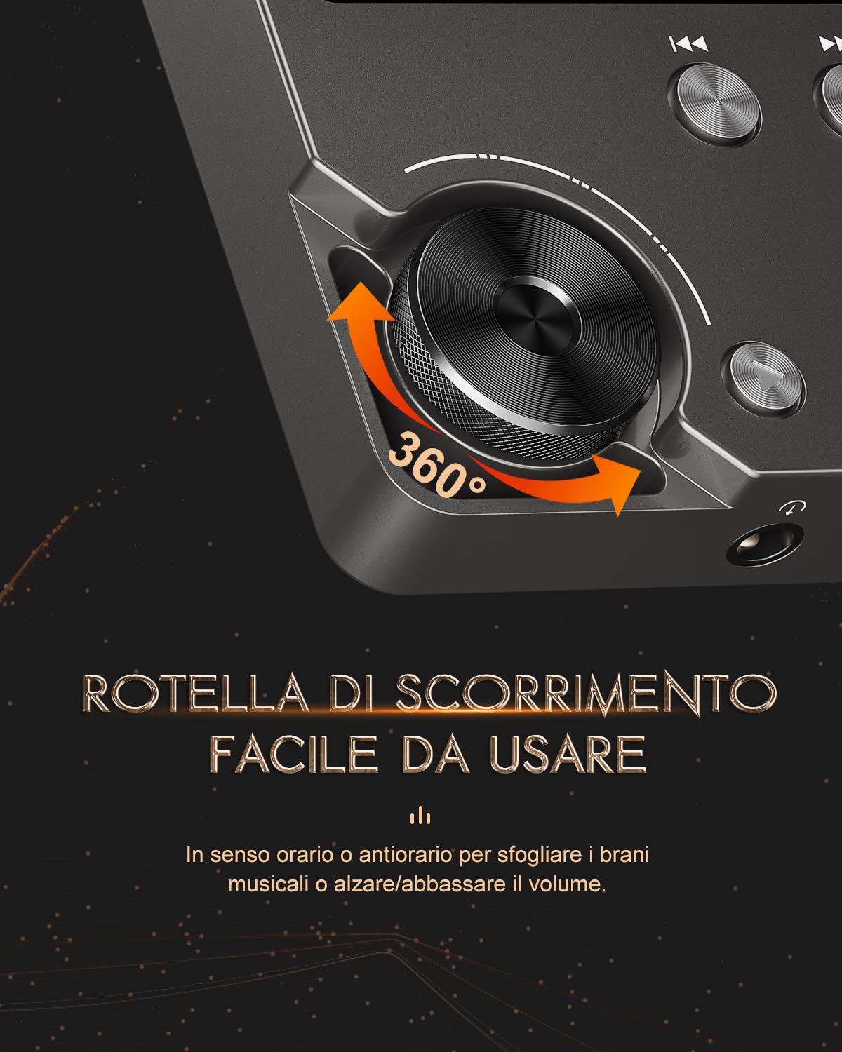 MECHEN M30 Lettore MP3 64GB, Hi Res Lettore FLAC Audio Digitale ad alta Risoluzione DSD Senza Perdita, Doppio DAC CUE Equalizzatore Rotella di Scorrimento, Memoria Espandibile a 256GB (Grigio)