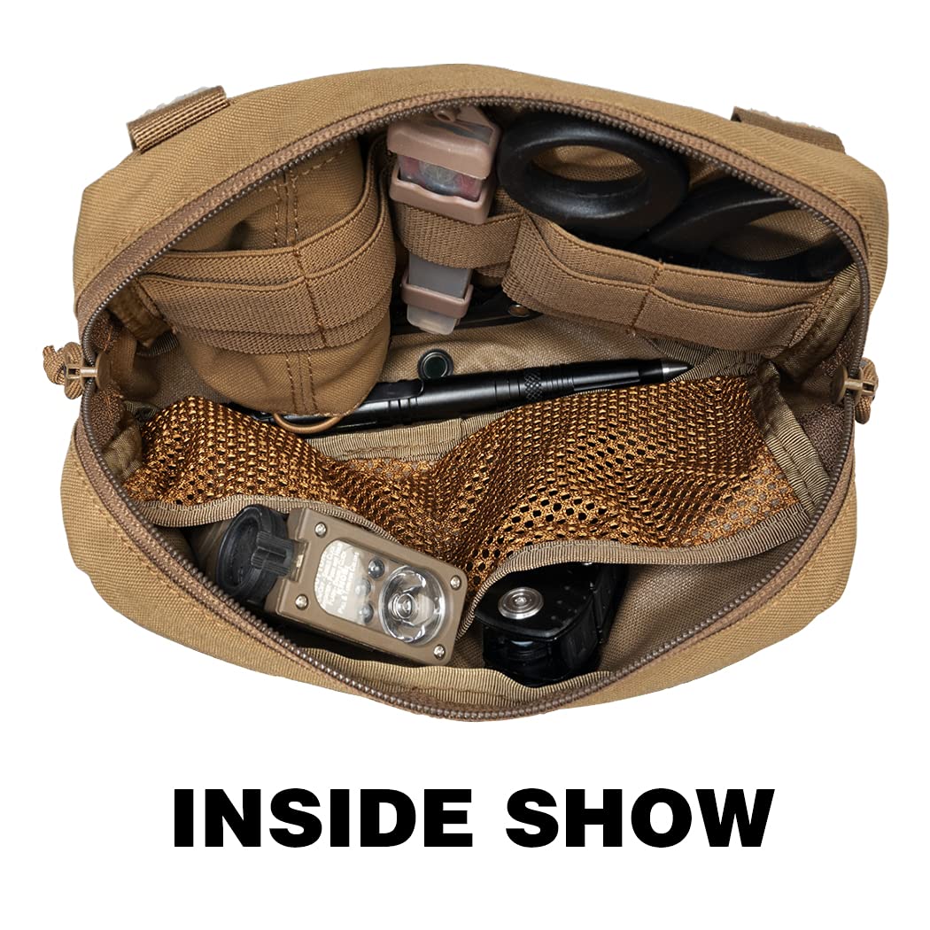IDOGEAR Torba admin MOLLE Taktyczny Woreczki zrzutowe Dwufunkcyjna torba EDC z zestawem do przenoszenia