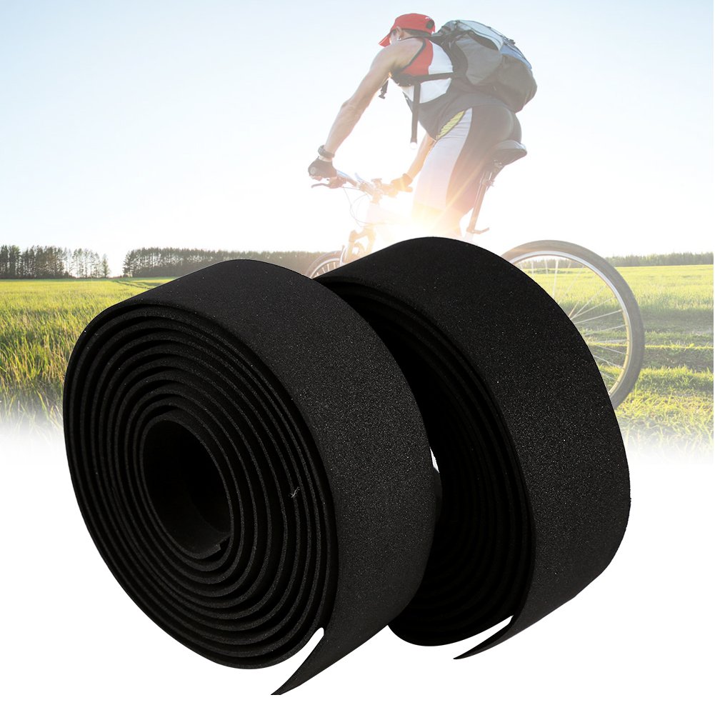 Bouchons De Guidon Vélo QIBZI – 2 Paires Noir/bleu, Aluminium, Anti-poussière, Pour VTT, Route, Ville