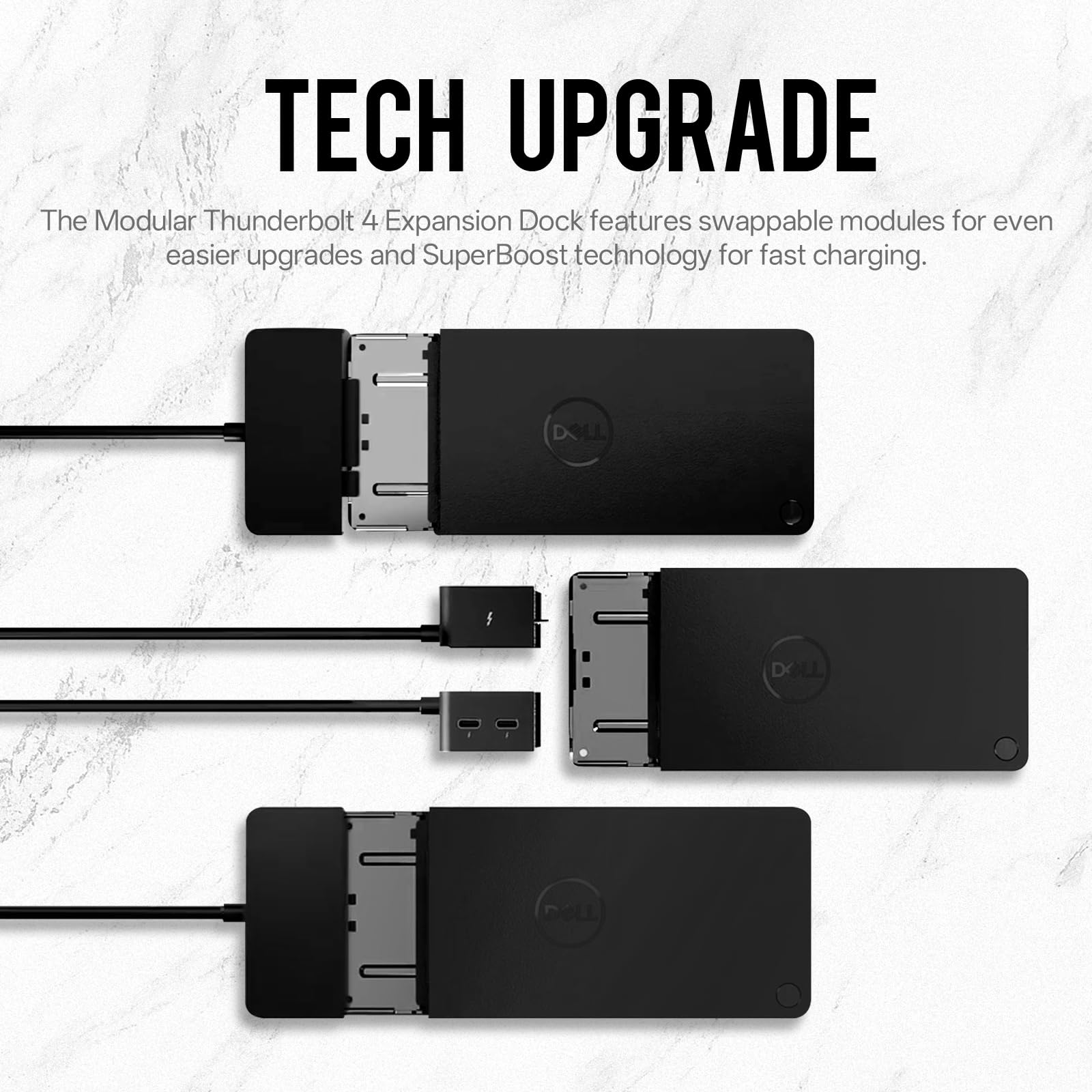 Dell WD22TB4 Modulair Dock – 2x Thunderbolt 4 – Ondersteunt 4x 4K Schermen – 130W Voeding – Refurbished