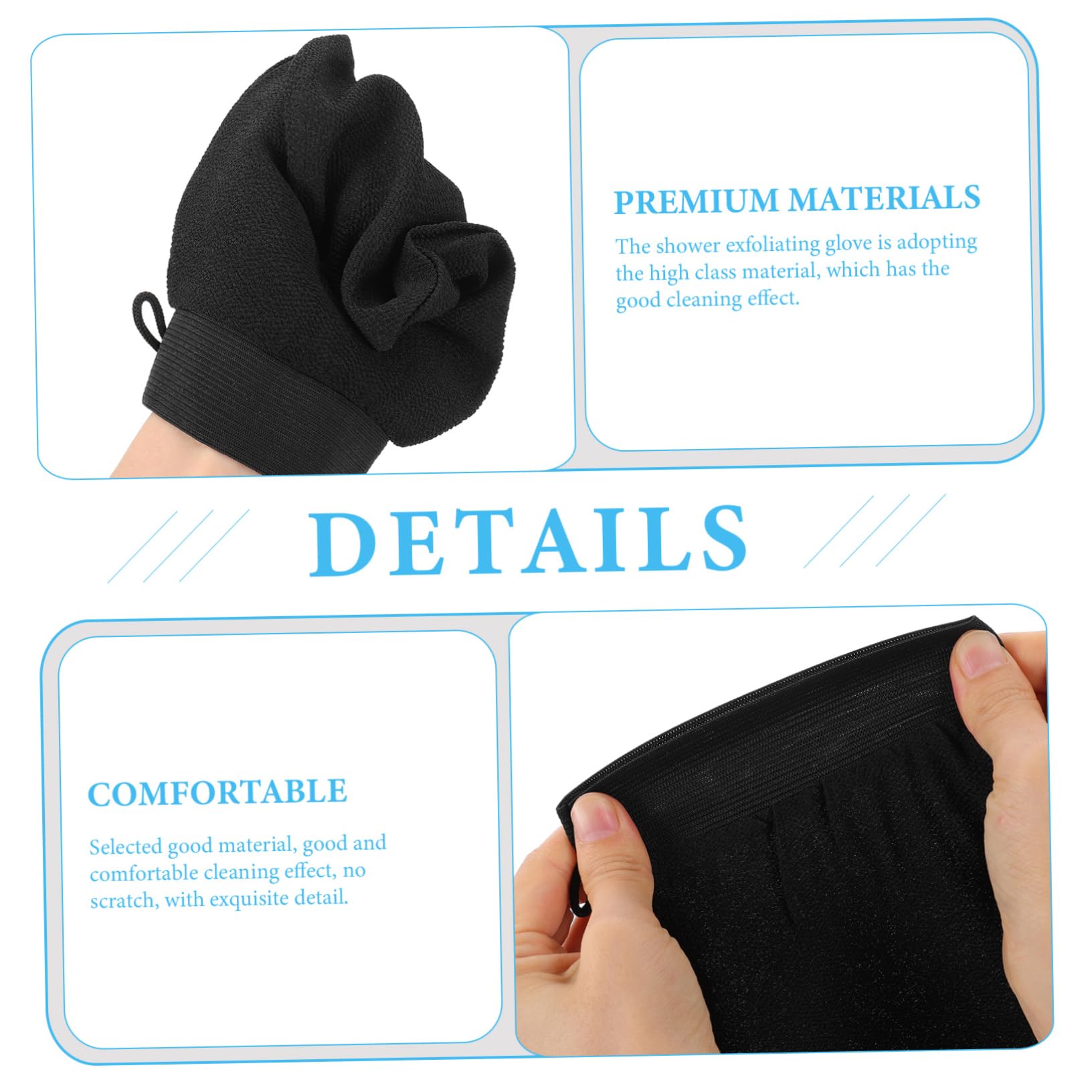 minkissy 10stücke Peeling-handschuhe Für Exfolierende Massagehandschuhe Zur Hautreinigung Wiederverwendbar Für Nacken Schultern Und Füße Fördert Die Durchblutung Und Sorgt Für