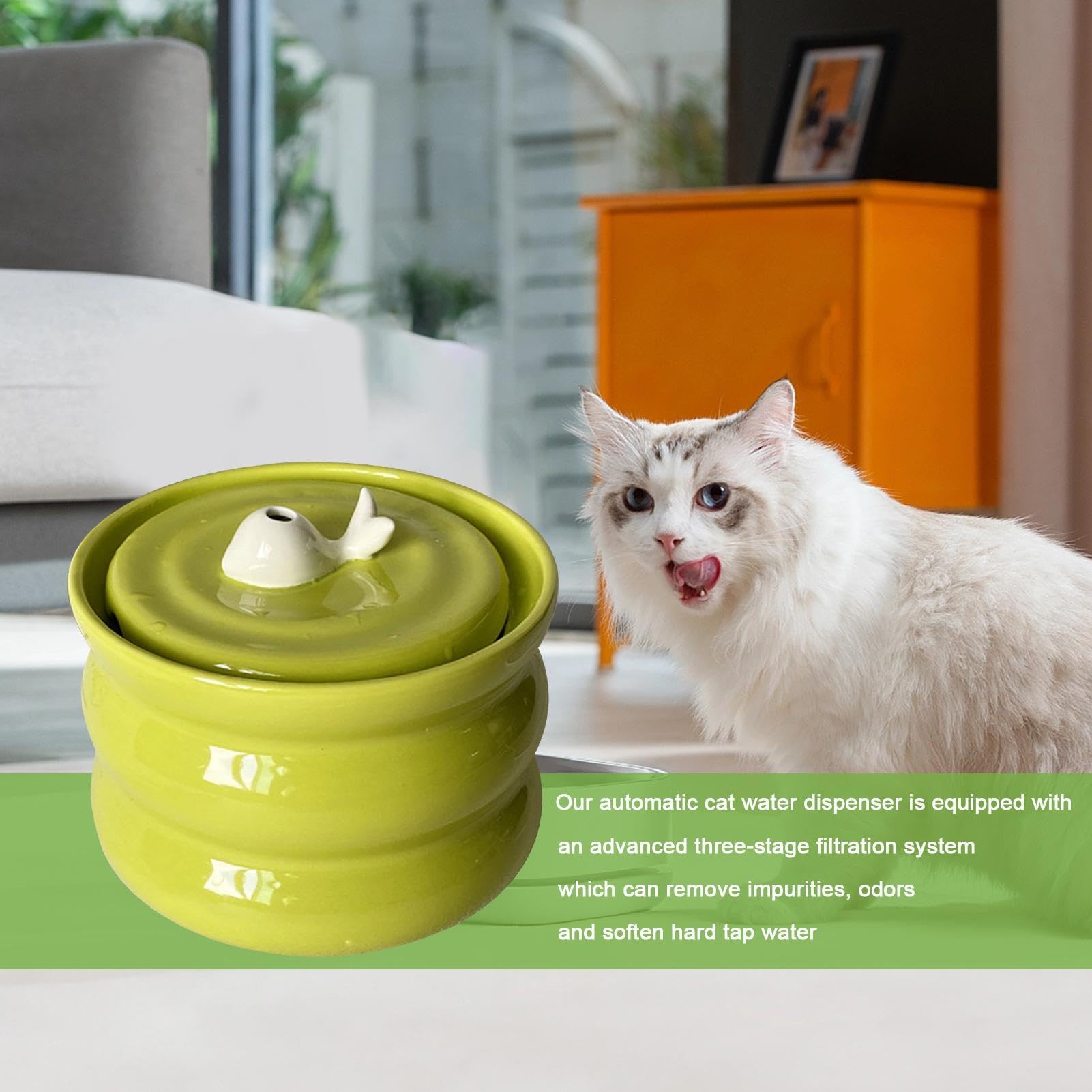 Dispensador automático de agua para gatos | Fuente de agua para perros y