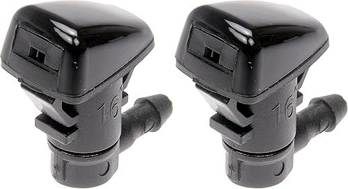 Dorman 58112 Boquilla para limpiaparabrisas compatible con modelos seleccionados de Jeep/Mitsubishi (paquete de 2)