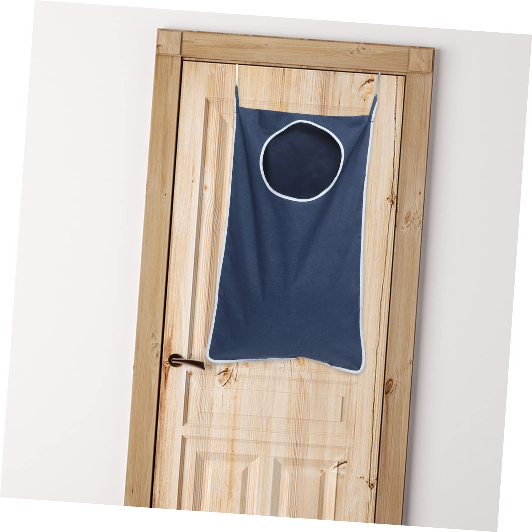 Sacchetto Porta Biancheria da Appendere, Grande Capacità, Tessuto Resistente, Chiusura Inferiore Cerniera, per Casa e Appartamenti Piccoli