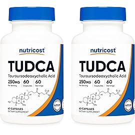 Nutricost Tudca 250mg, 60 Capsules (2 Bottles)