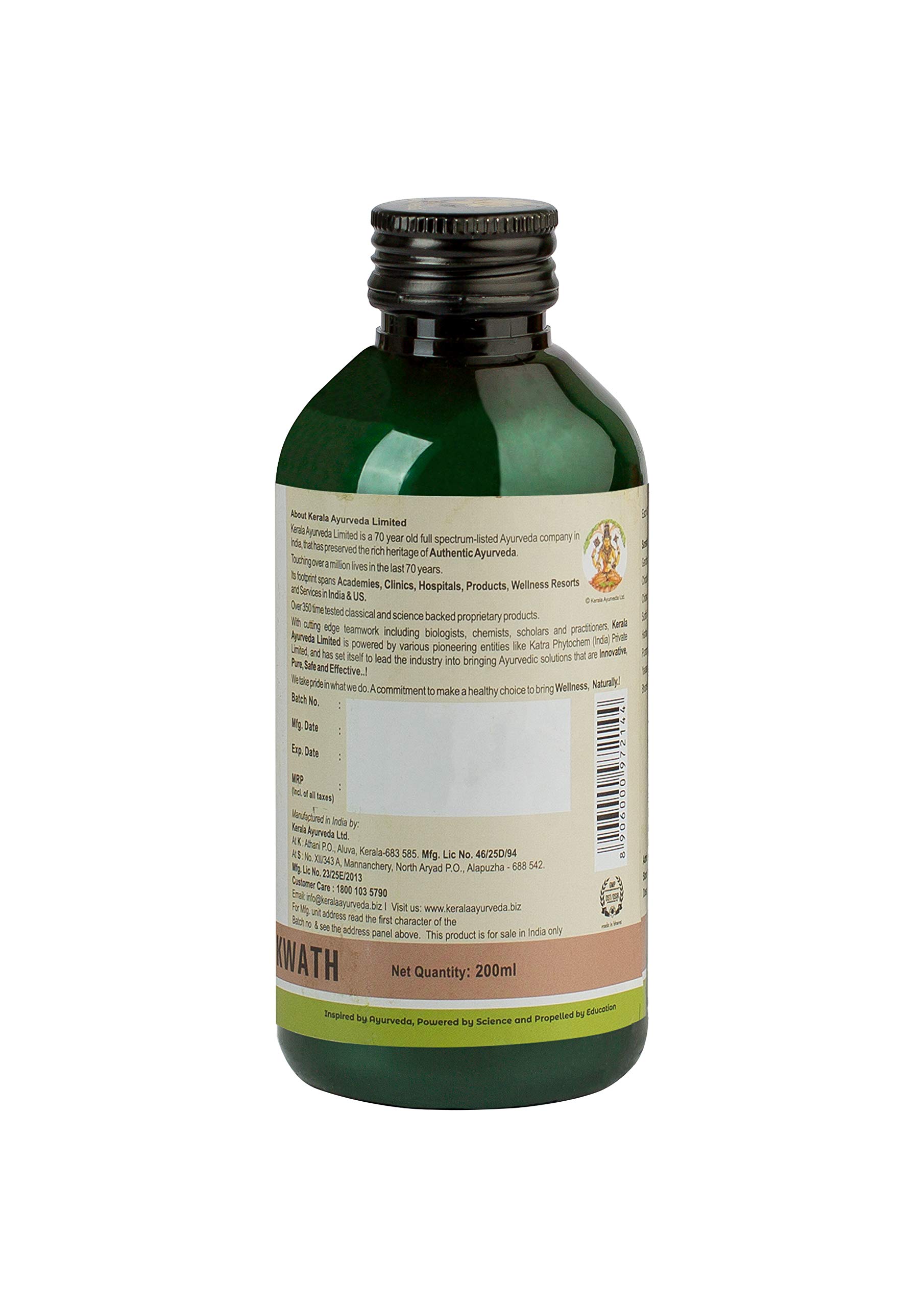 Kerala Ayurveda Gandharvahasthadi Kwath 200 Ml 1