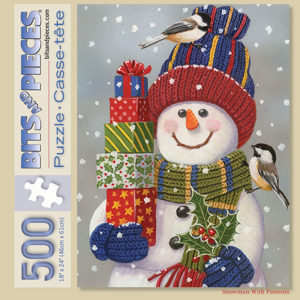 3 Puzzles De 500 Piezas Navideños - Arte De William Vanderdasson, 46x61cm