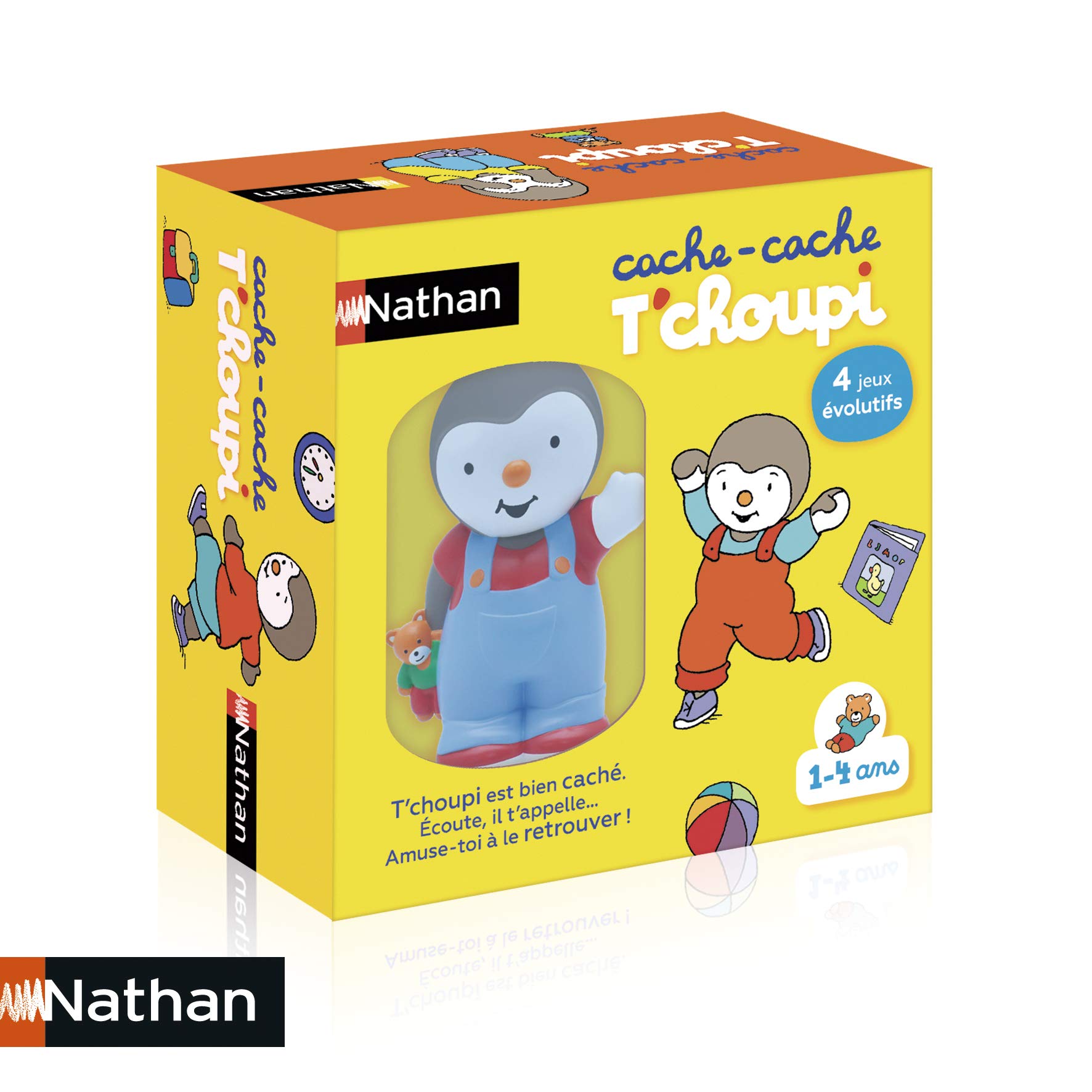 Nathan – Coucou T’Choupi – Jeu électronique – Jeu d’éveil & – Cache-Cache T’Choupi – Jeu électronique – Jeu éducatif – T’Choupi est caché ! Amuse-toi à Le retrouver – De 1 à 4 Ans – Dès 1 Ans