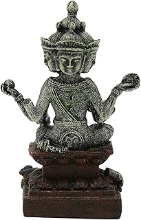 Decoração de Estátua de Buda de Aquário, Decorações de Estátua de Buda de Aquário, Decoração de Estátua de Buda Antiga, Paisagem Subaquática, Cenário de Tanque de Peixes para