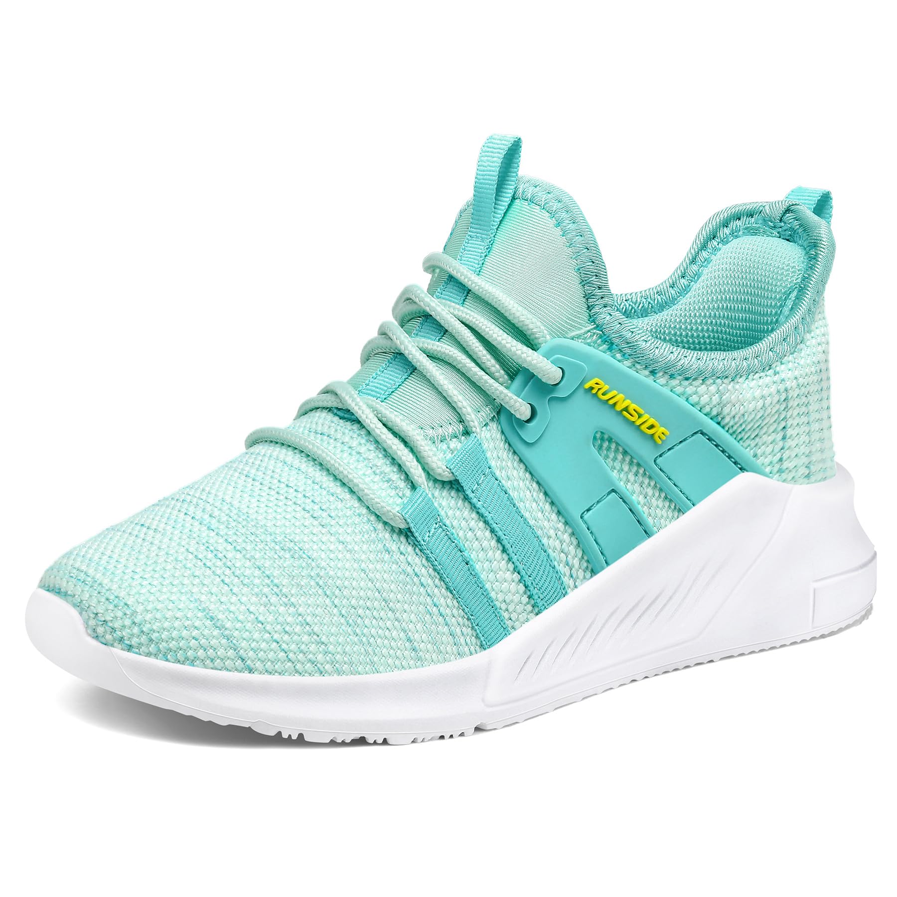 RUNSIDE Boys Girls Tennis Shoes Kids Lightweight Breathable Sneakers Lace-up Running Athletic Shoes for Toddler/Little Kid/Big Kid