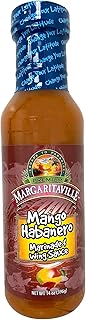 Margaritaville Mango Habanero Marinade & Wing Sauce, 14 Ounce (Pack of 6)
