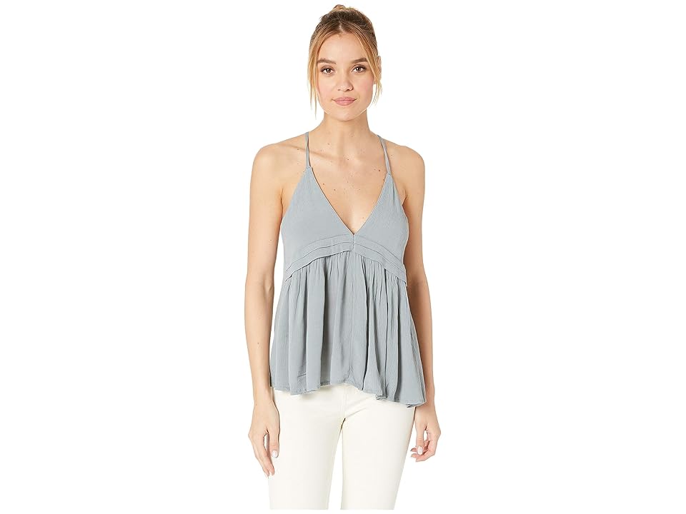 

O'Neill Santos Solid Woven (Dusty Blue) Women's Clothing