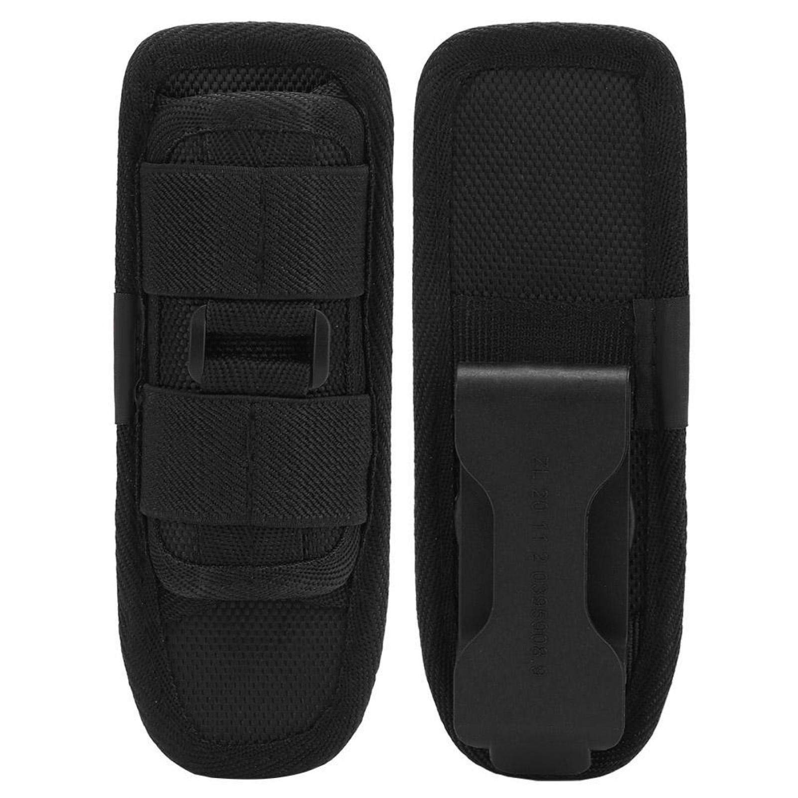 Custodia Torcia Tattica Nylon - Fondina Ruotabile 360° Per Cintura O Zaino - Foto 11