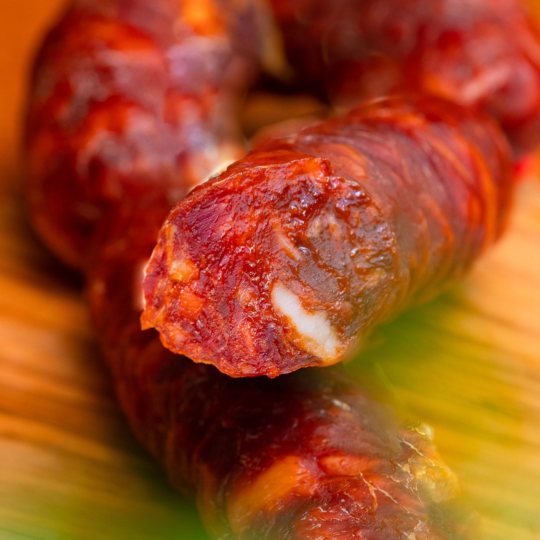 Salsiccia Calabrese - 2 Pezzi Interi da 400g con Box Regalo - Salumi Artigianali Tipici Calabresi, Ideale Per Panino, Antipasti, Aperitivi - Piccante Artigianale Sottovuoto