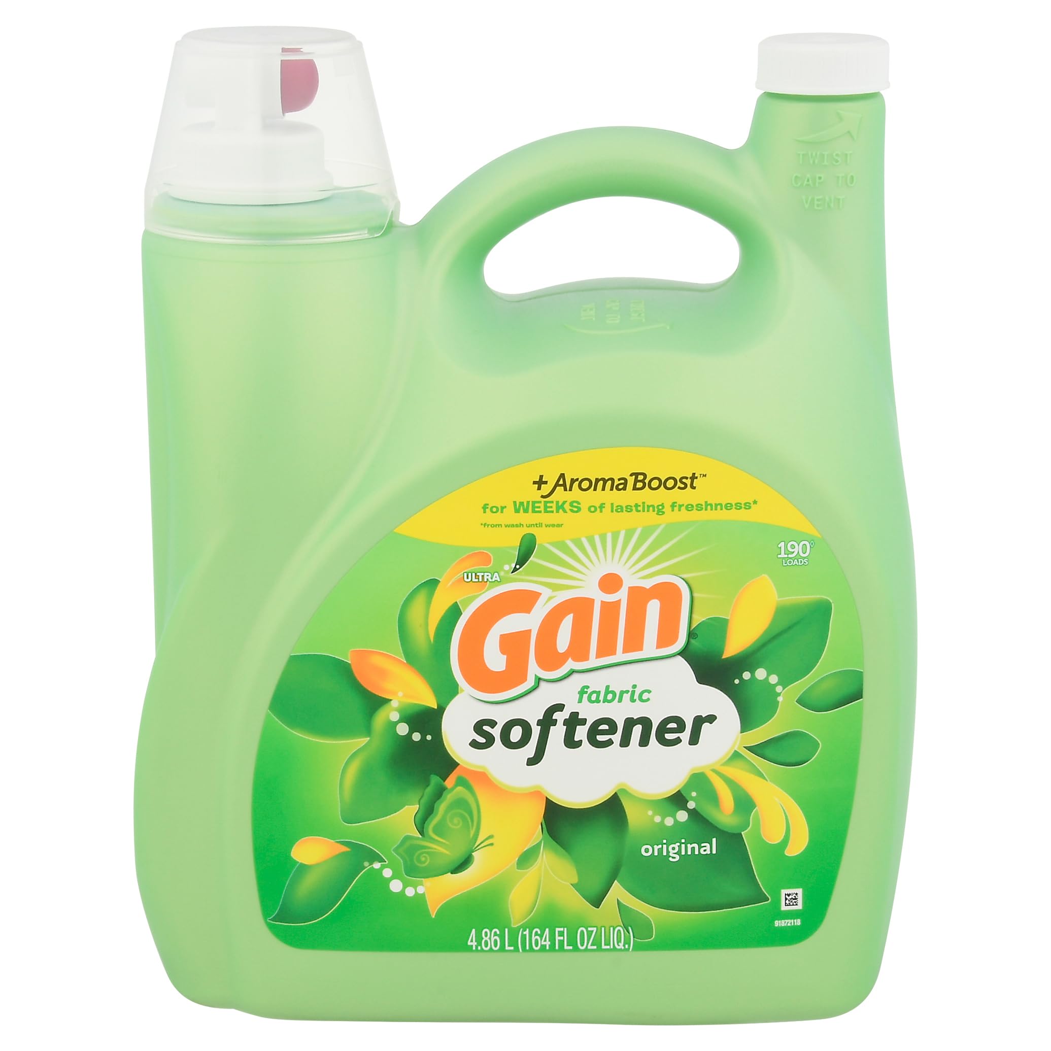 GainFabric Softener Original, 164 Fl Oz