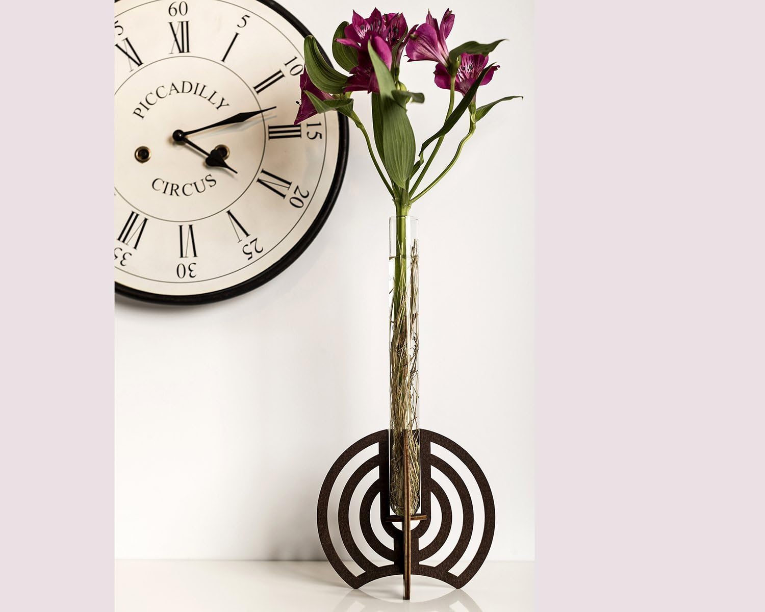 Handmade Small Bud Vase, Test Tube Flower Vase, Rustic Gift For Wife, Wooden Gift Girlfriend, Proposal Flower Gift