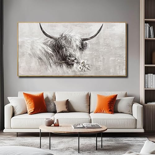 Miniatura 9 de Arte de pared floral enmarcado, lienzo botánico verde de 24"x48", obra de arte con impresión de plantas, decoración de pared de temática natural