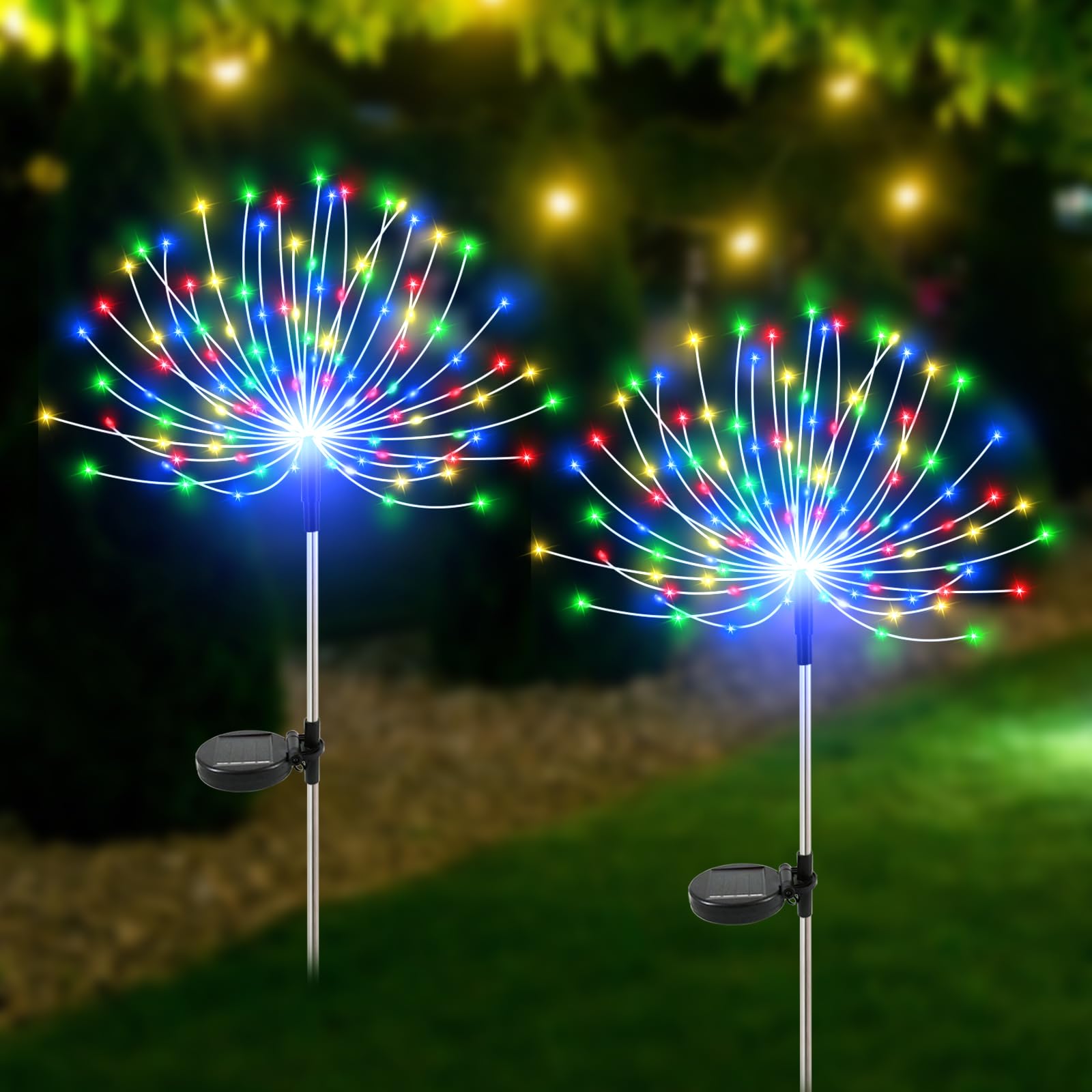 See full amazon price history chart for Solar Garden Lights Outdoor Waterproof, 2 Pack 120 LED Solar Firework Lights Decorative Garden Décor Outside for Flowerbed Halloween Christmas Decorations, Multicolor Solar Garden Lights Outdoor Waterproof, 2 Pack 120 LED Solar Firework Lights Decorative Garden Décor Outside for Flowerbed Halloween Christmas Decorations, Multicolor (B0CPY8WH2P) Amazon Price History, Amazon Price Tracker