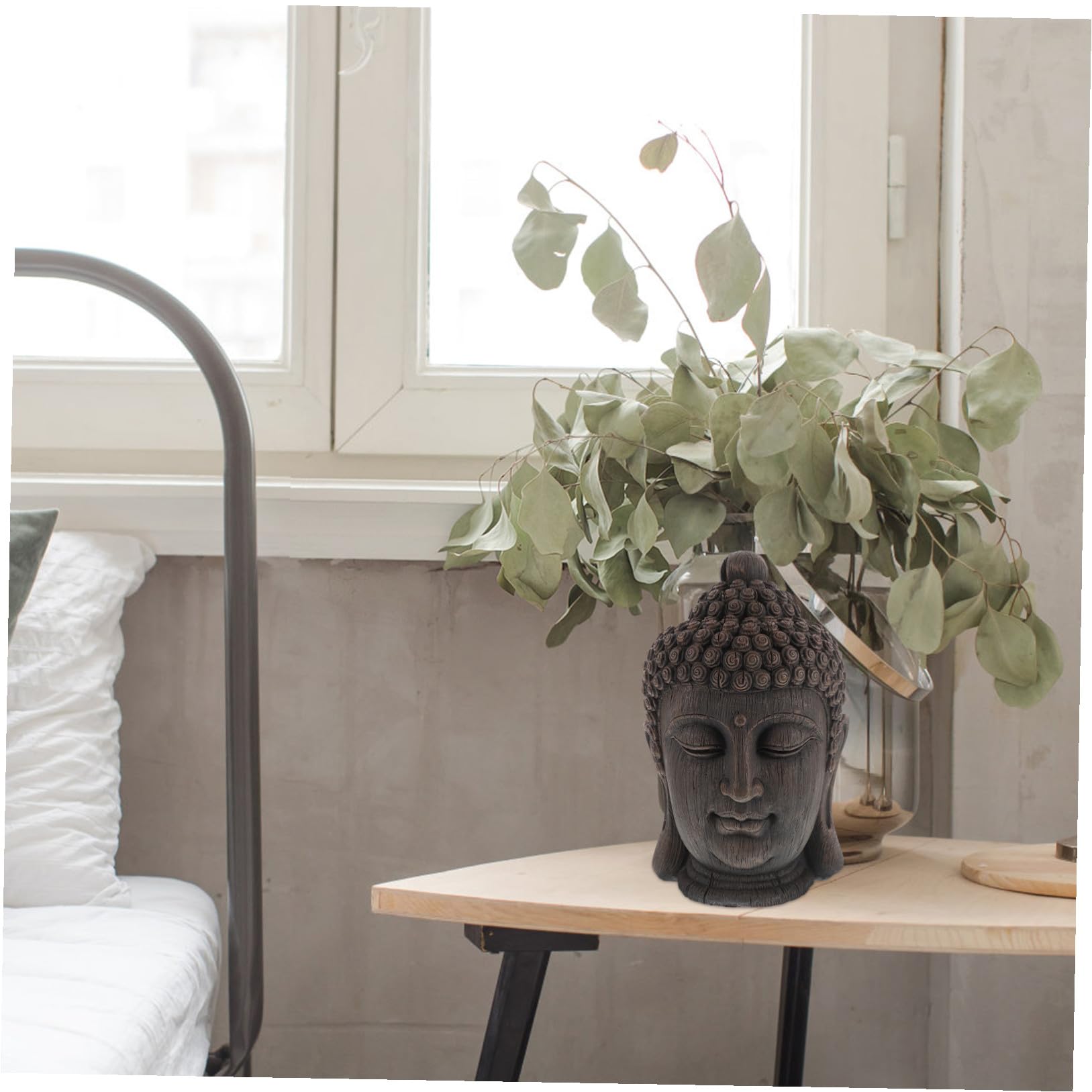 Estatua de Buda Decorativa de Resina Estilo Sudeste Asiático para Meditación y Decoración en Restaurante Tailandés o Hogar Detalles Excepcionales y Diseño Versátil