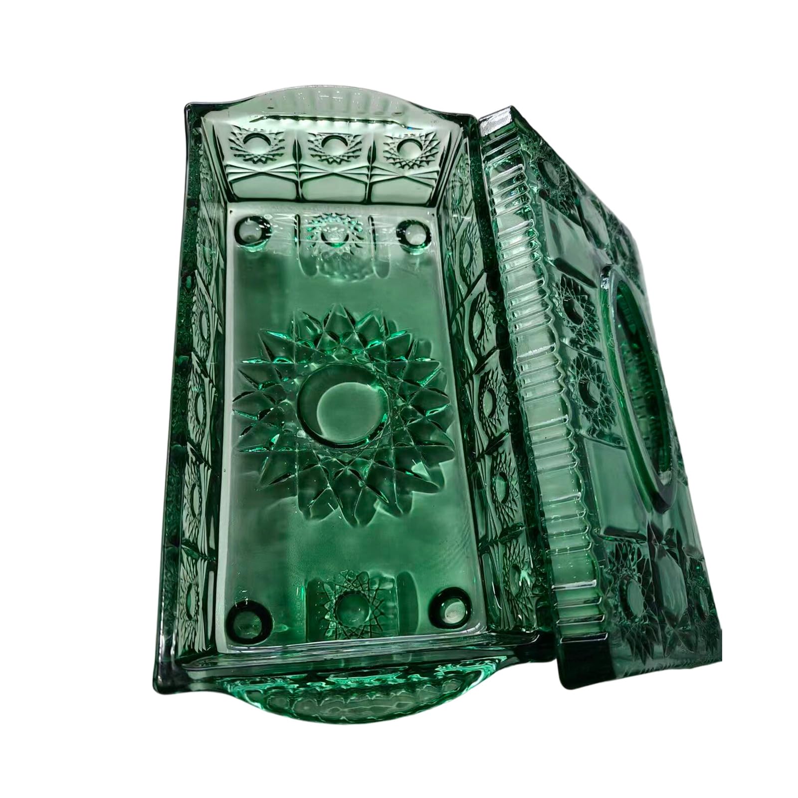 Minimalist Glass Tissue Dispenser Elegant Holder for Living Room and Storage Stylish Transparent Napkin Organiser with Nonslip Base