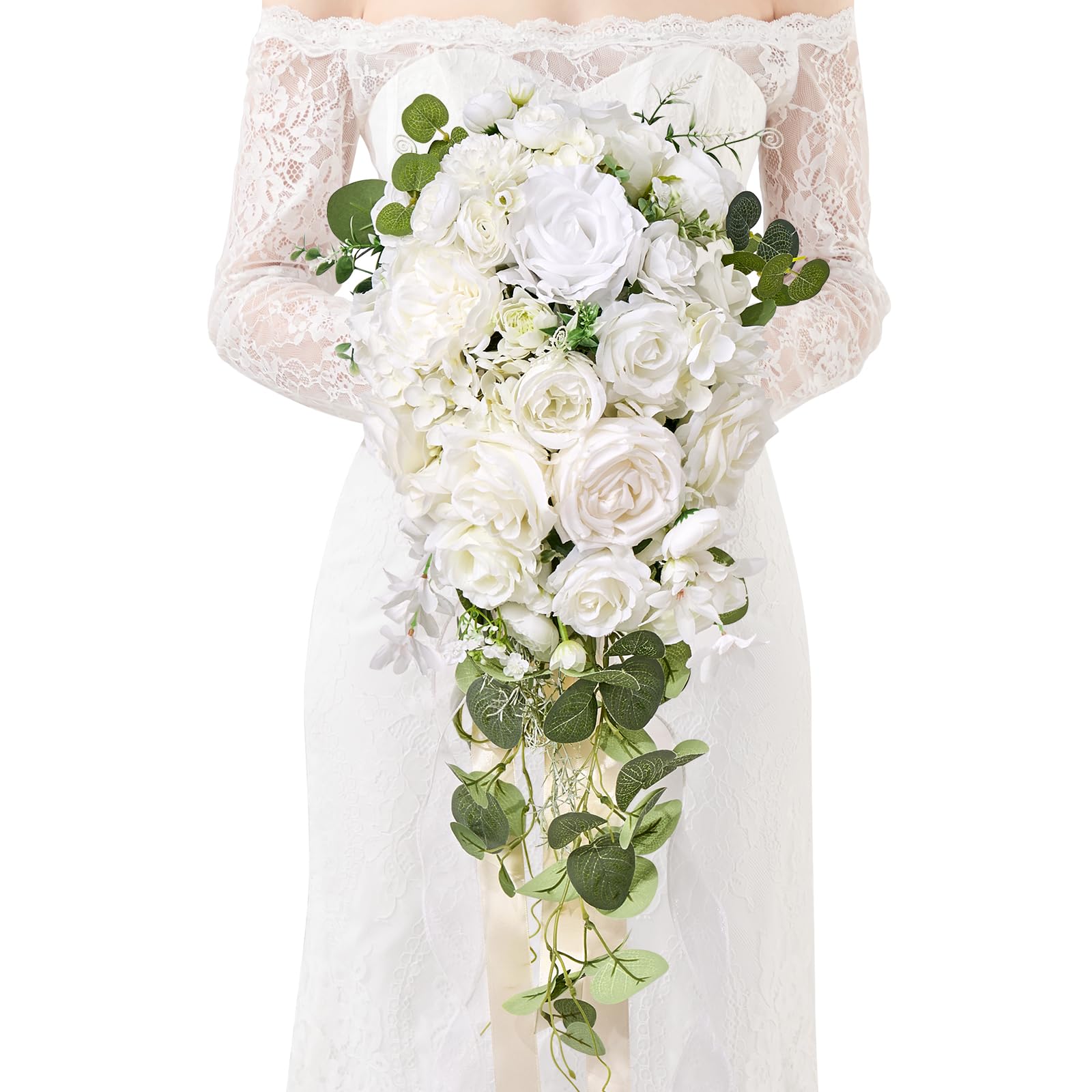 Serwalin White Rose Bouquet