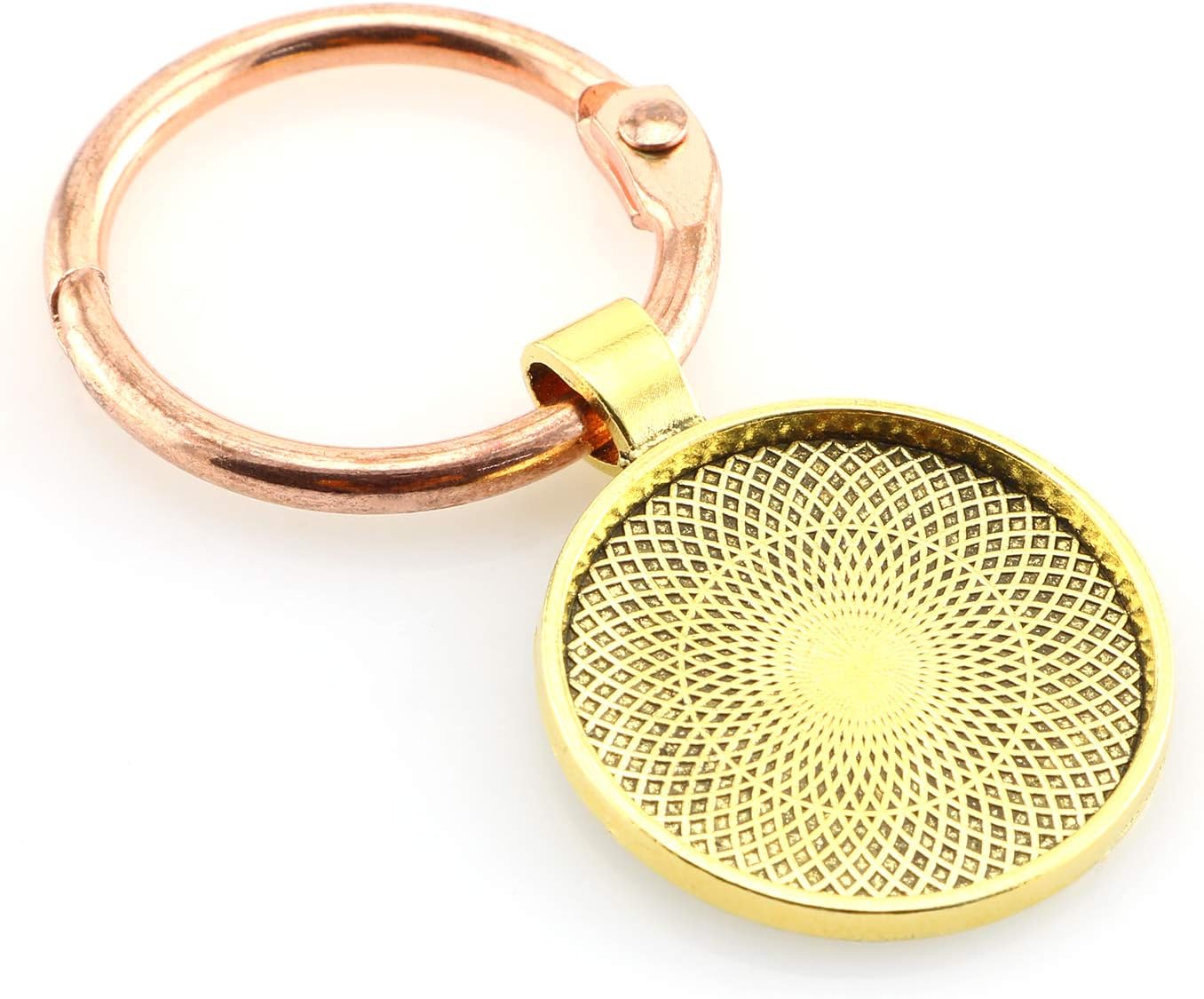 25pcs Round Bezel Pendant Trays Setting Cabochon Blank Base for DIY Crafting Photo Jewelry Findings Making Accessories 25mm - Image 7