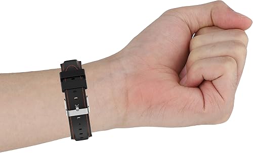 Miniatura 3 de Paquete de 3 correas de silicona de liberación rápida de 0.866 pulgadas compatibles con Fossil Men's de 1.732 pulgadas Gen 6/Gen 5 Julianna, Q