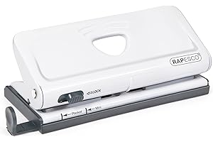 Rapesco Adjustable 6 Hole Paper Punch