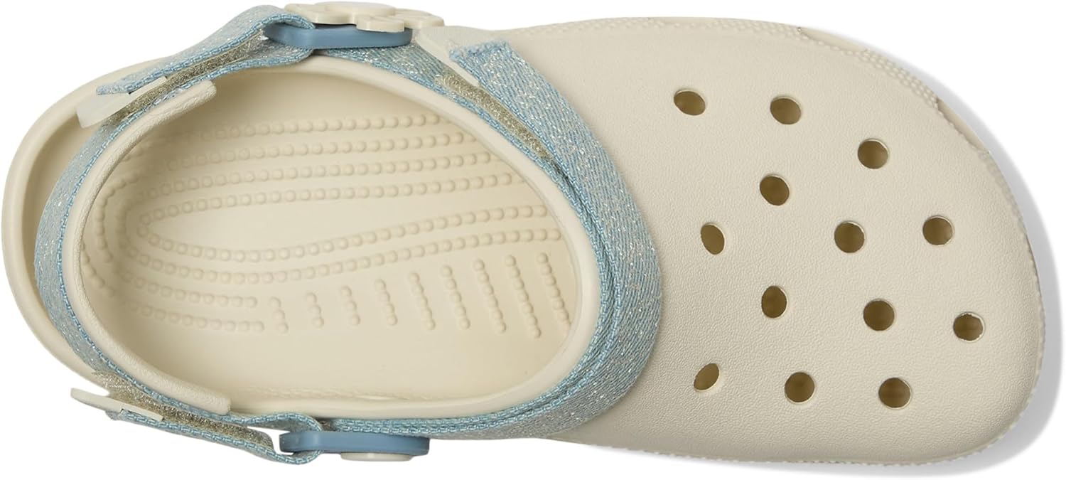 Classic Denim Floral Backstrap Clogs (Little Kid/Big Kid) - Image 2