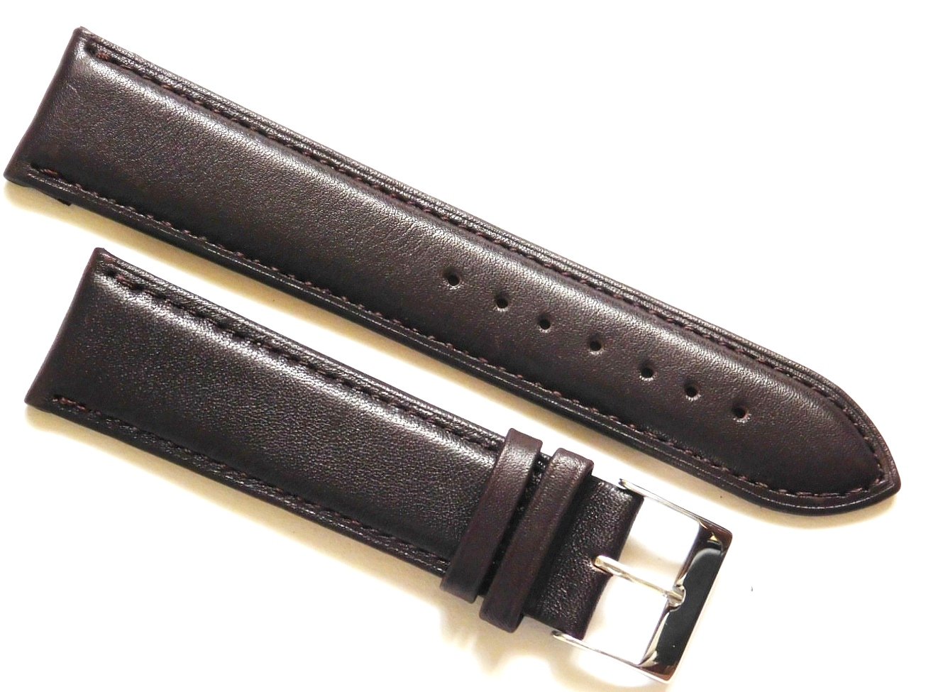 20mm Padded Leather Strap for Formal Watch (Brown) (B07D16CBLW) Amazon Price History, Amazon Price Tracker
