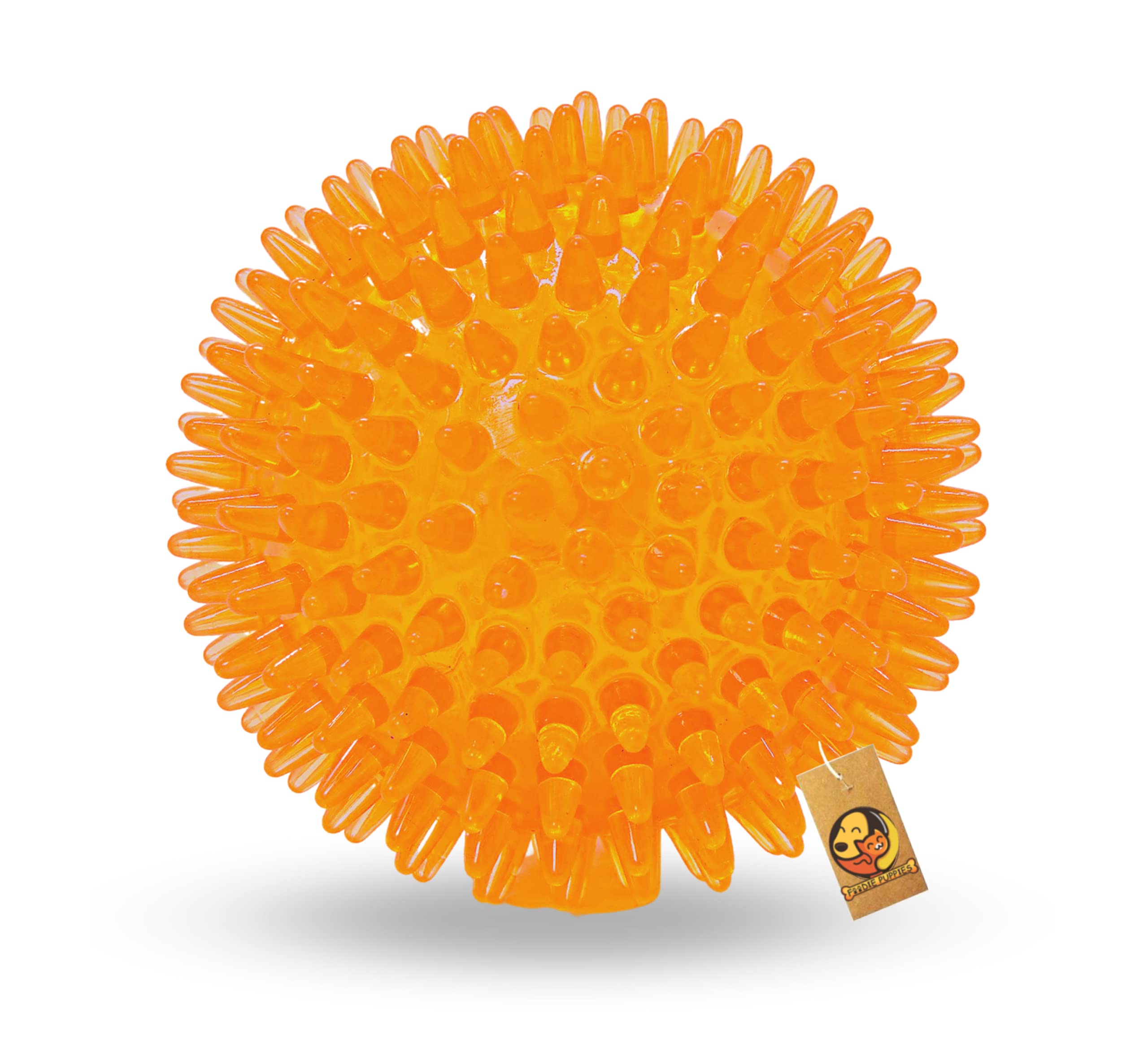 See full amazon price history chart for Foodie Puppies Squeaky Spike Ball Toy for Small to Medium Dog - (Porcupine Ball, Small) | Bouncy and Attractive Sound | TPR Rubber Teeth Cleaning Dental and Gum Health for Your Pet (9cm/3.5inch) Foodie Puppies Squeaky Spike Ball Toy for Small to Medium Dog - (Porcupine Ball, Small) | Bouncy and Attractive Sound | TPR Rubber Teeth Cleaning Dental and Gum Health for Your Pet (9cm/3.5inch) (B0B2LW8SH2) Amazon Price History, Amazon Price Tracker