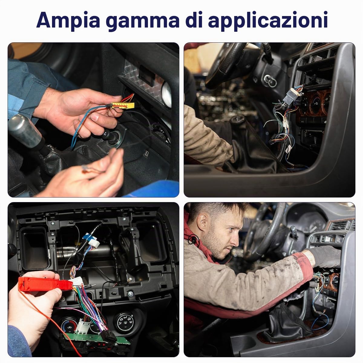 Cavo di collegamento per auto 10 GA 1500 volte amplificatore di potenza 4,5 m per amplificatori audio auto, cavo subwoofer per auto