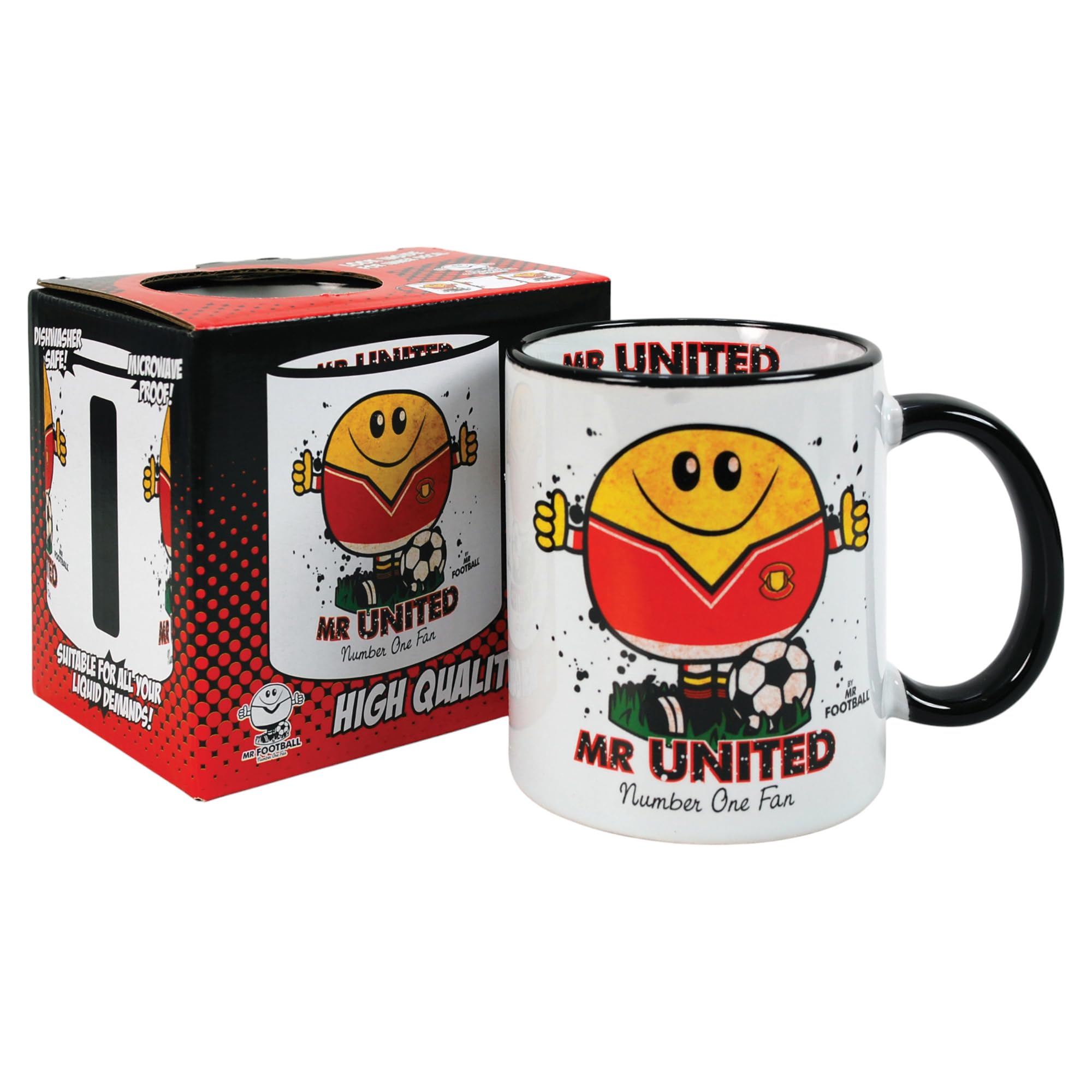 Man United Mug - Football Gift Cup for Manchester Fan Present for Utd Fan