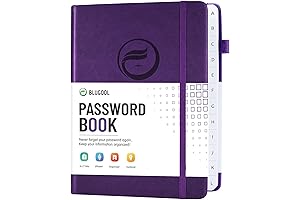 Password Book with Alphabetical Tabs, Best Password Organizer