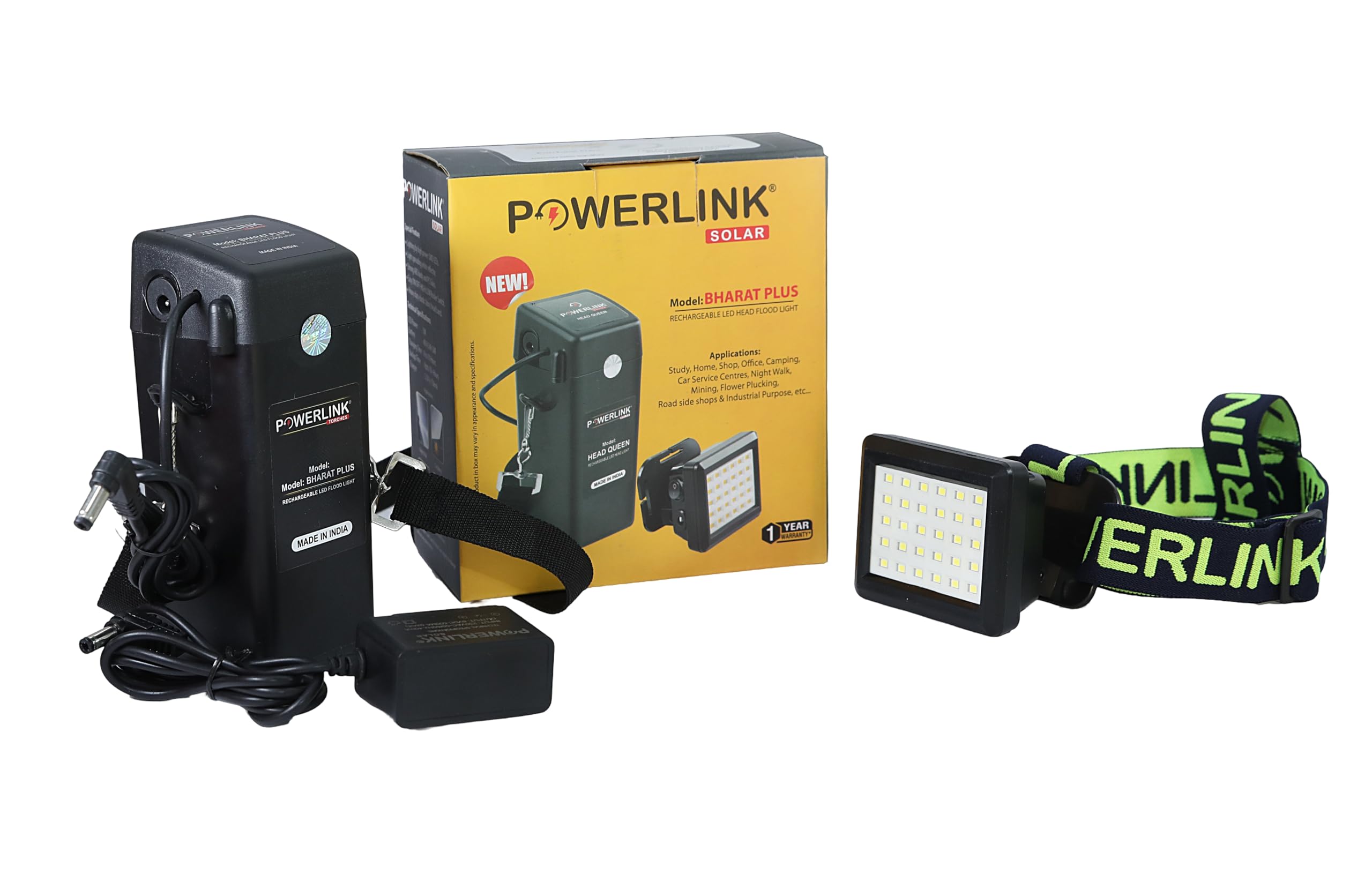 Powerlink Bharat Plus Rechargeable LED Headlamp Head Mount Flood/Focus Light with 4500 mAH SMF Battery Power Bank Feature for Farmers Fishing Camping Caving Hiking Trekking Cycling Running etc (B0CYH2V1CM) Amazon Price History, Amazon Price Tracker