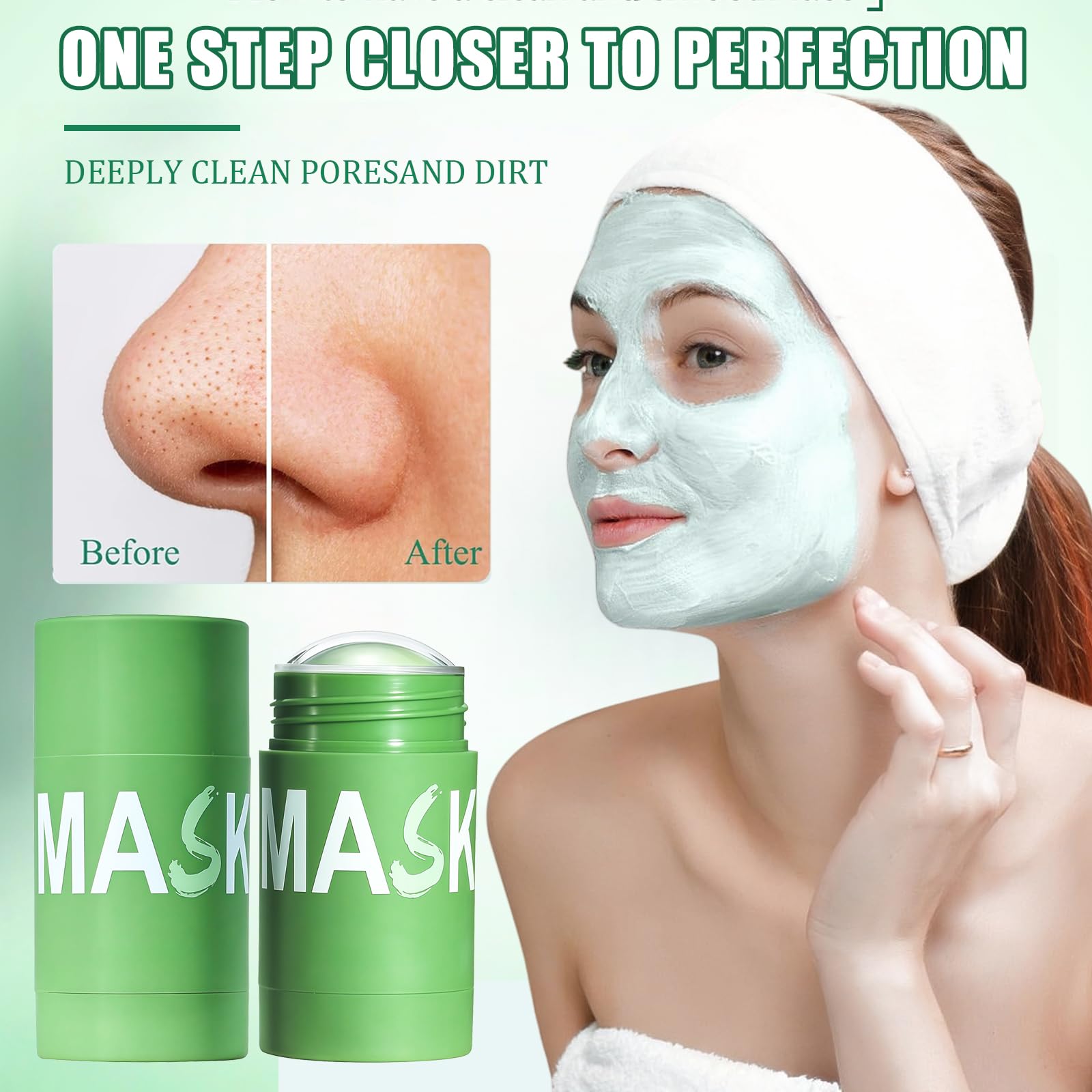Green Tea Mask Stick, Green Tea Deep Cleanse Mask - Image 4