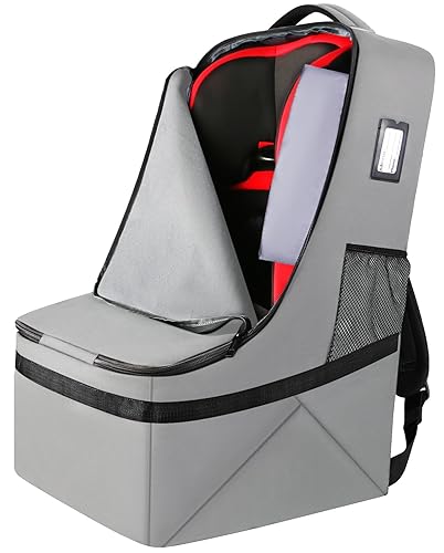 YOREPEK Gate Check - Bolsa de viaje para asiento de automóvil, funda acolchada para asiento de automóvil para viajes en avión, portabebés para