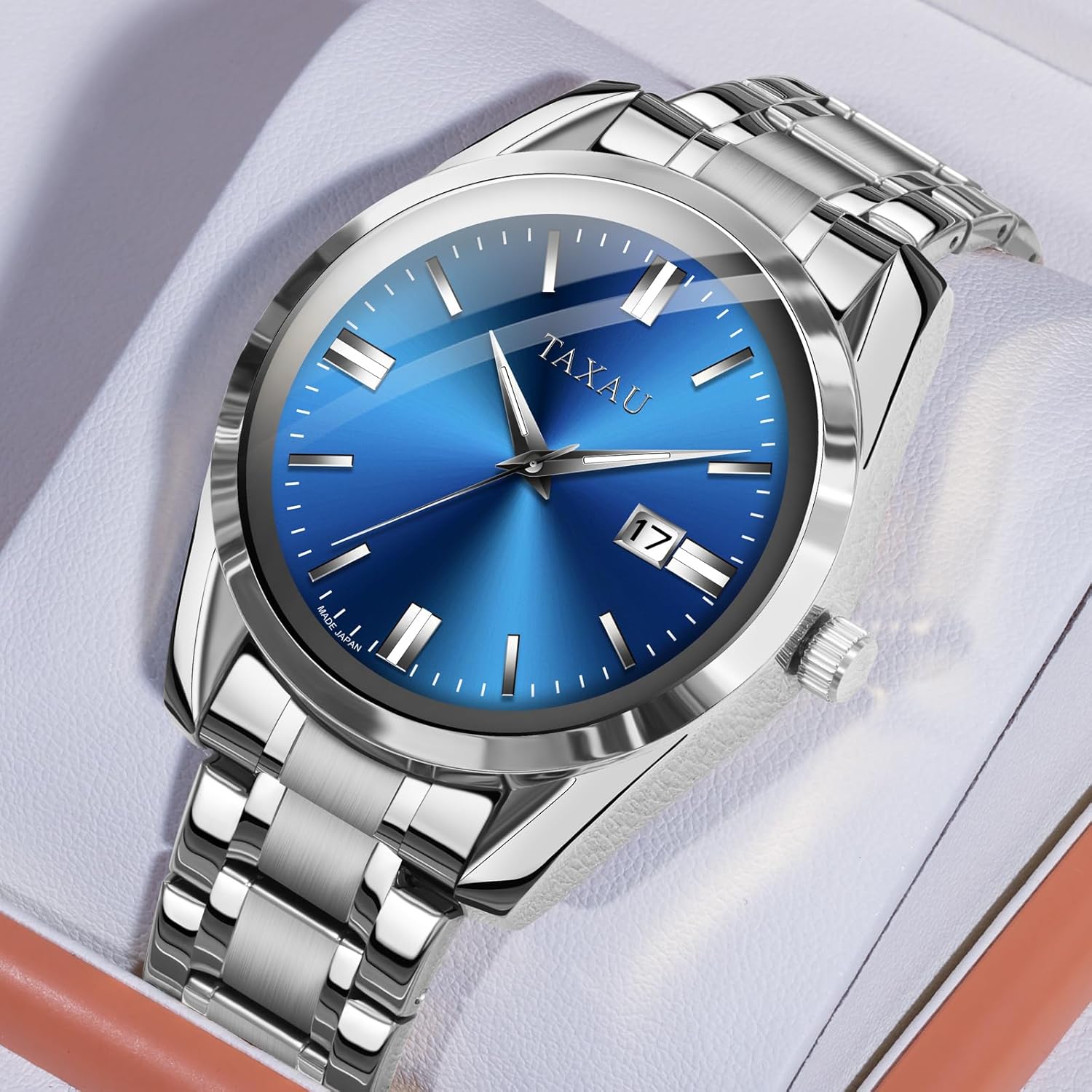 Mens Watches Dress Waterproof Analog Watches Stainless Steel Luxury Minimalist Men's Wrist Watch with Date Big Face Luminous Pointers & Scales relojes para Hombres - Image 7