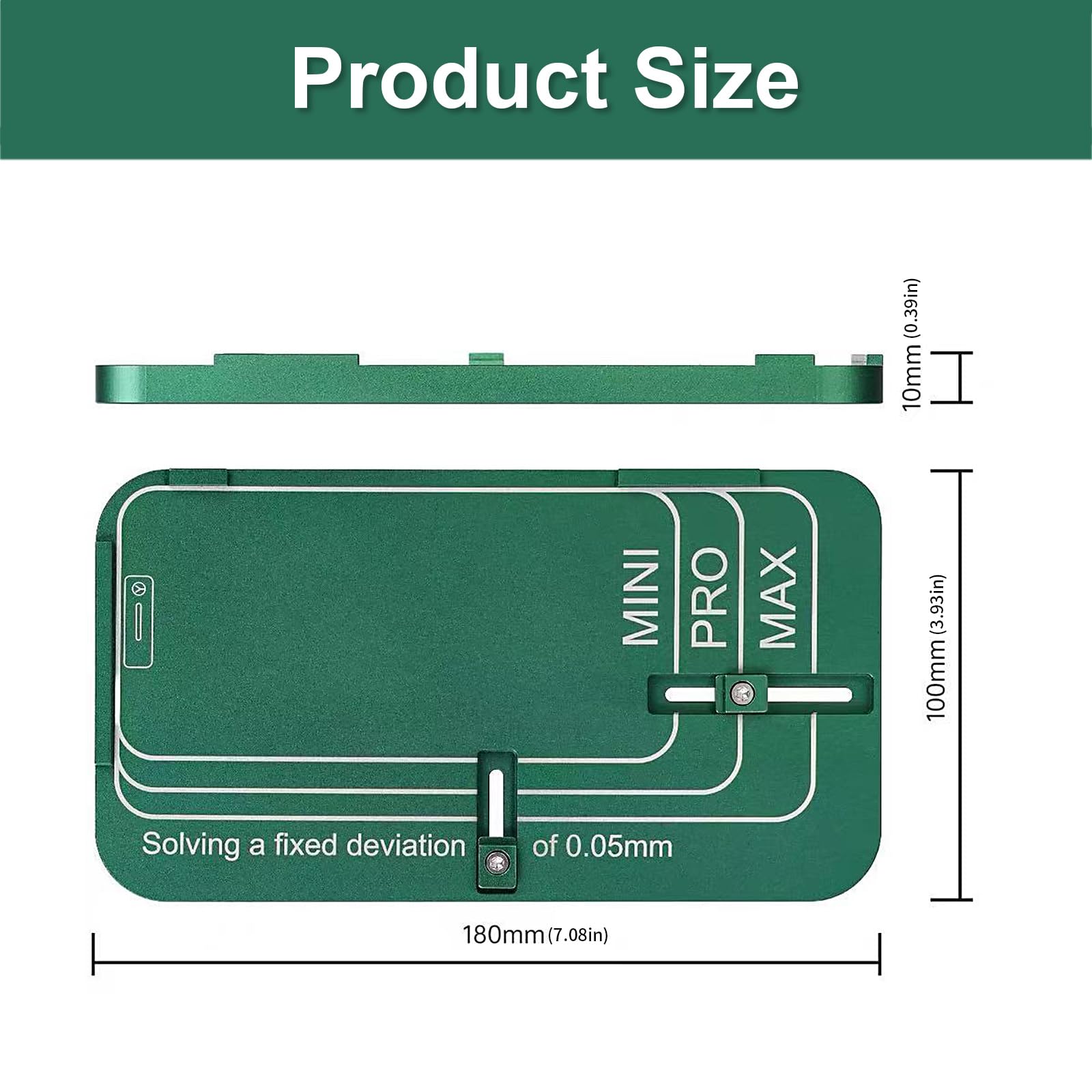 Stampo per allineamento preciso per telefoni da 12 a 17 modelli Non smontabile Design Universale Maschere laminazione con montaggio telaio Strumento riparazione professionale per telefono