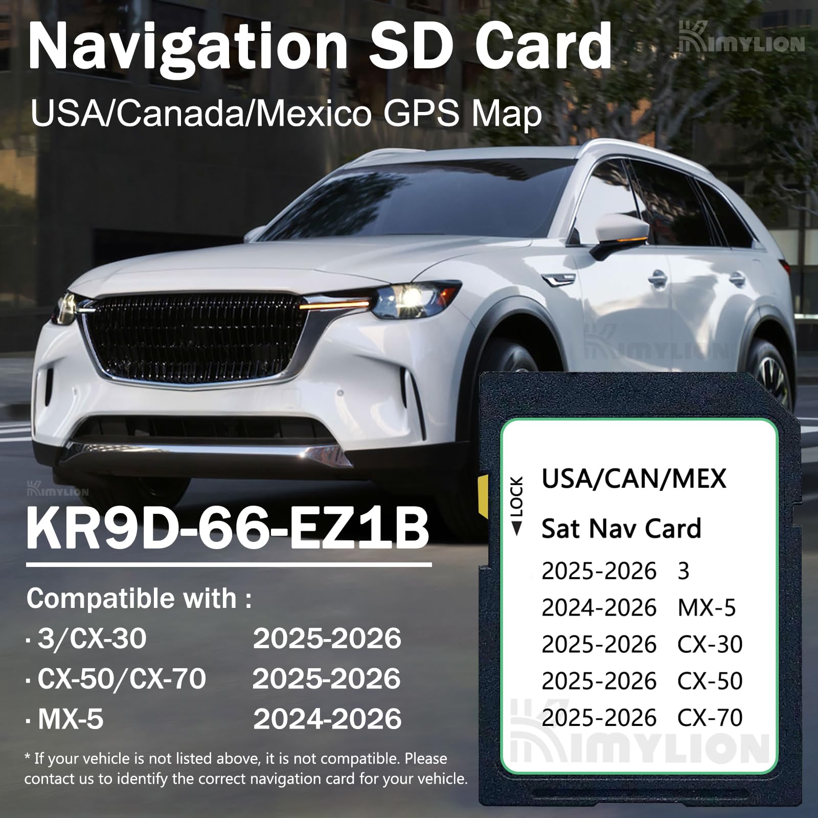 Amazon.com: Upgraded Navigation SD Card - KR9D66EZ1B, GPS SD Map