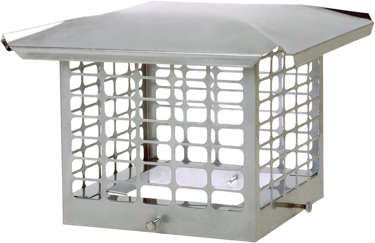 Stainless Steel Chimney Cap - Bolt On Type (9 x 9)