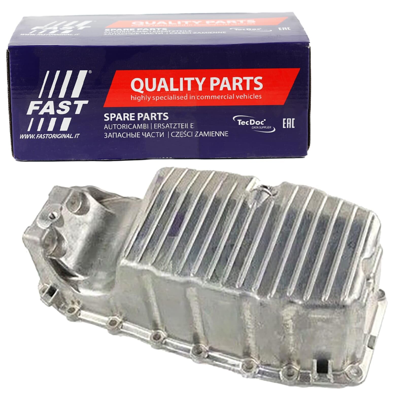 FAST Coppa olio FT49389 | Compatibile con: ABARTH 500 / 595 / 695, ALFA ROMEO GIULIETTA, MITO, FIAT 500, 500 C, BRAVO II, DOBLO Bus, DOBLO Cargo