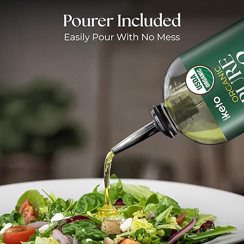 Vista 12 de Keppi Aceite MCT - De 100% Cocos - Sin sabor C8 y C10, sin OMG, certificado sin gluten, sin aceite de palma, vegano, kosher, Halal, 32 onzas