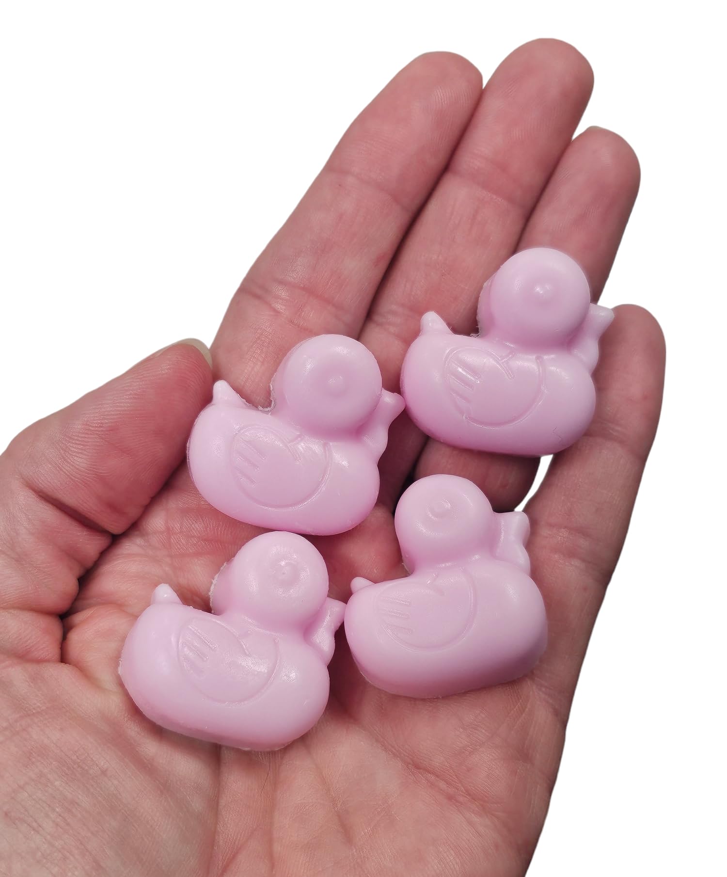 Rubber Duck Soap Baby Shower Favors - Scented Bedtime Bath Soaps Gender Reveal Party Pack of 25 PINK
