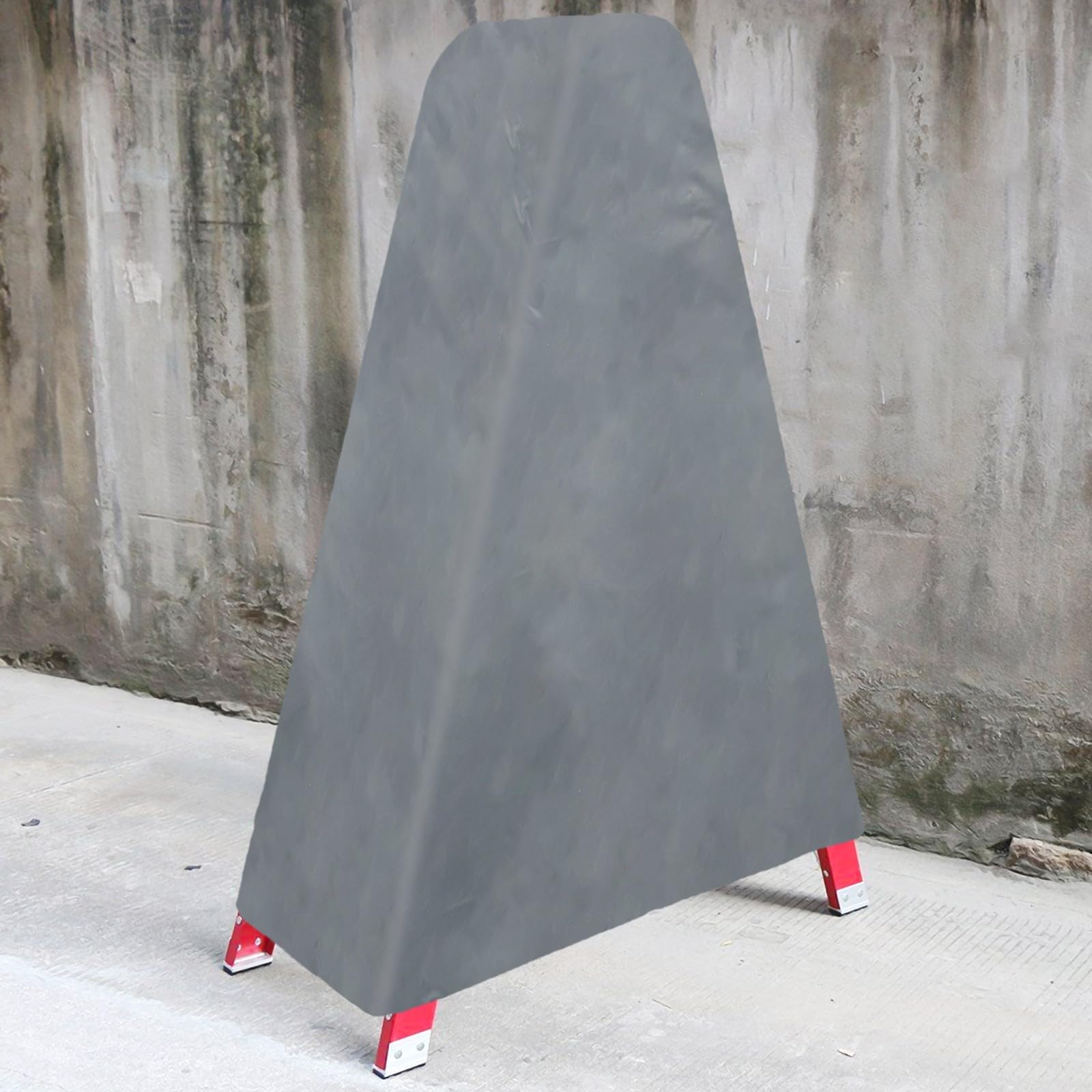 Copertura resistente per scala da piscina, con design sicuro con caratteristiche antivento per uso esterno (grigio)