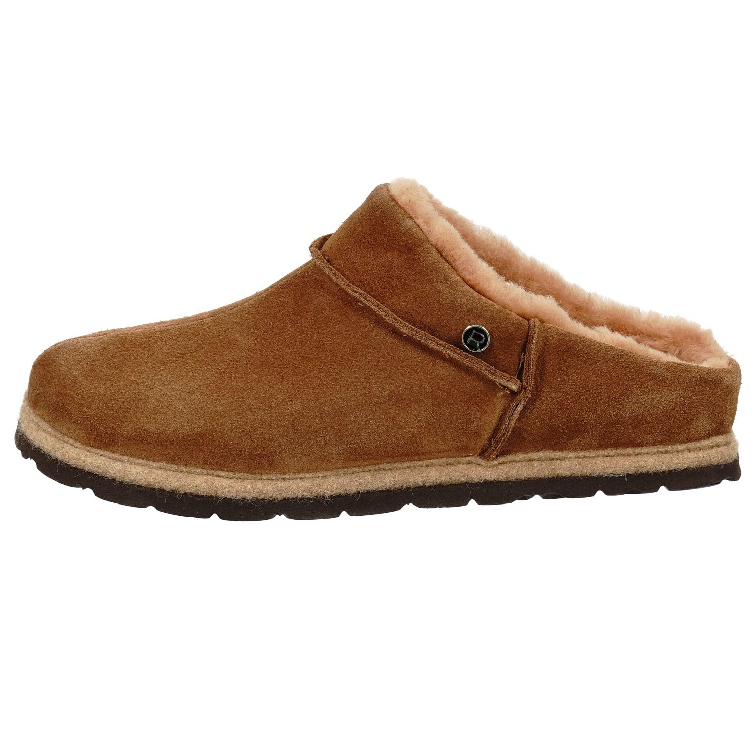 Rohde Gardena Damen, Frauen, Pantoffeln, Slipper,Puschen,Leder-Pantoffeln,gefüttert,Lammfell,Merino,warm,warm gefüttert
