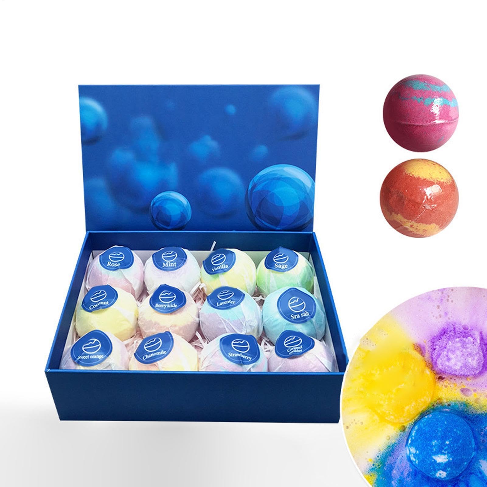 Badebälle 12er Set, milde Reinigung mit sanftem Duft
