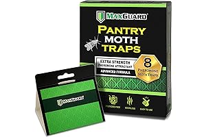 Pantry Moth Traps: Rid Your Kitchen of Pesky Moths (8 Pack)